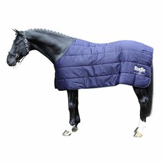 Zimní stájová deka pro koně RugBe 2v1 tmavě modrá