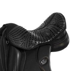 Potah na posedlí Air Plus Dressage Gel Out ACAVALLO, 10 mm, černý