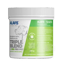 ALAVIS Triple blend + CBD pro psy 200 g