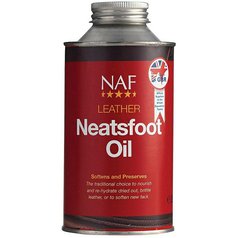 Neatsfood oil špičkový olej pro dlouhodobý lesk, pružnost a trvanlivost vašeho koženého vybavení (Láhev, 500 ml)